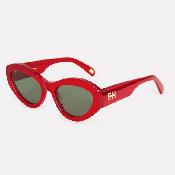CHIMI 'JUST RIGHT' RED CATEYE SUNGLASSES - Picture 7 of 7
